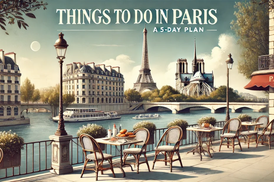 Things to Do in Paris A 5-Day Plan